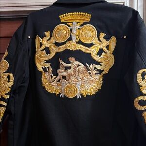 Versace Black and Gold Performance Jacket